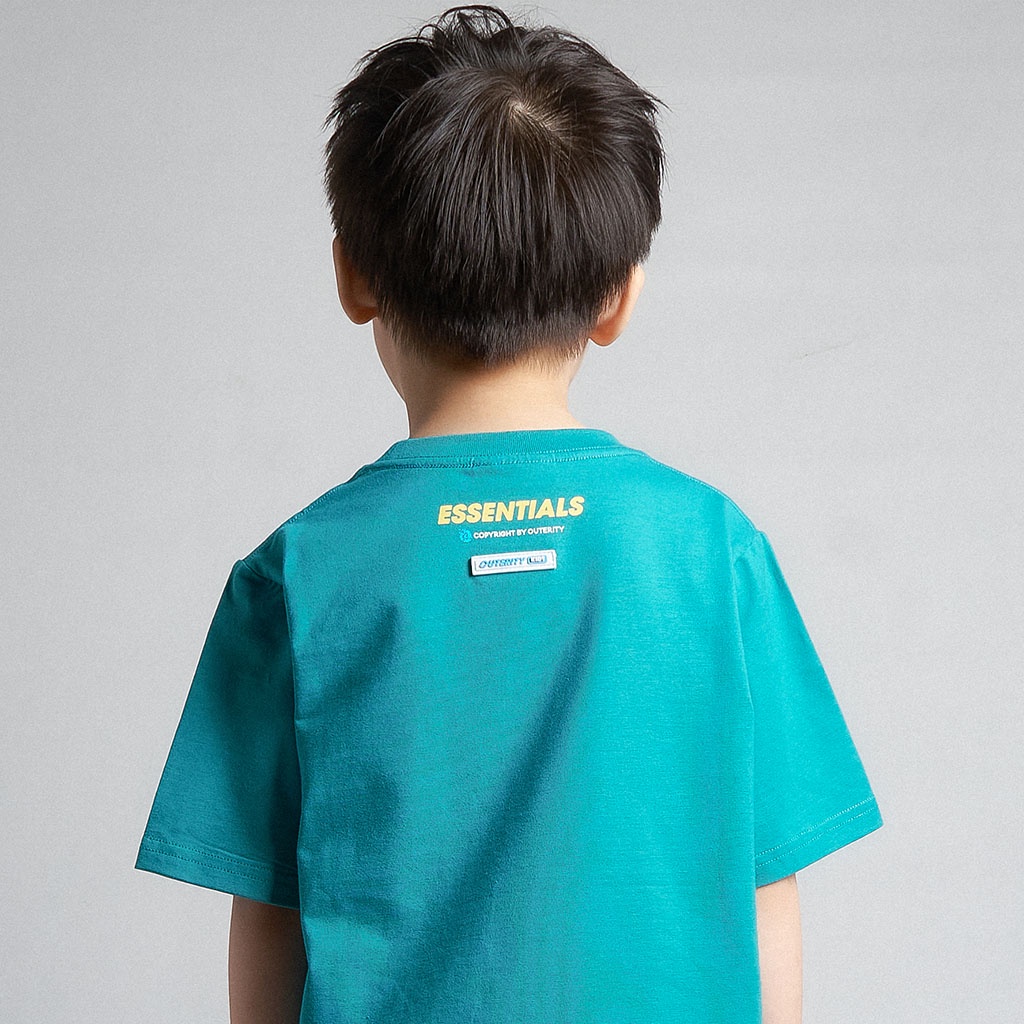 Áo thun trẻ em OuterityKids Basic Bạc Hà - ORK125