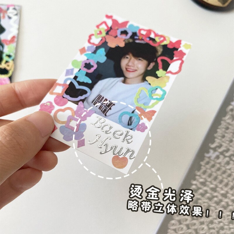 Miếng dán trang trí album ảnh/album hình chữ cái DIY