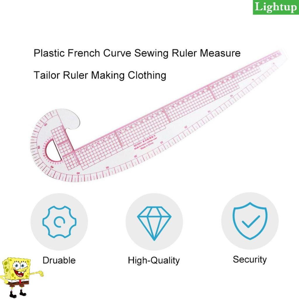 Nhựa Pháp Đường cong May Thước Thước đo Thợ may Thước Làm quần áo