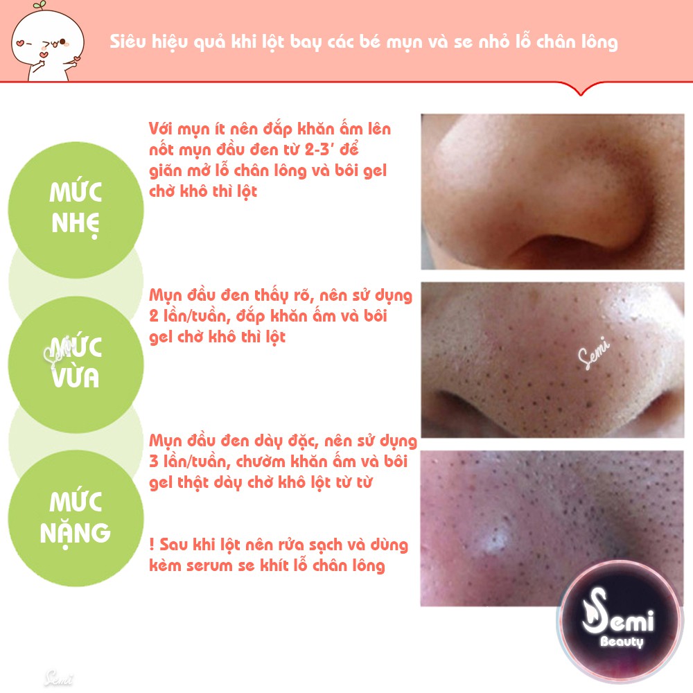 Miếng gel lột mụn mũi than tre hoạt tính Images sạch mụn se lỗ chân lông giảm bã nhờn | BigBuy360 - bigbuy360.vn