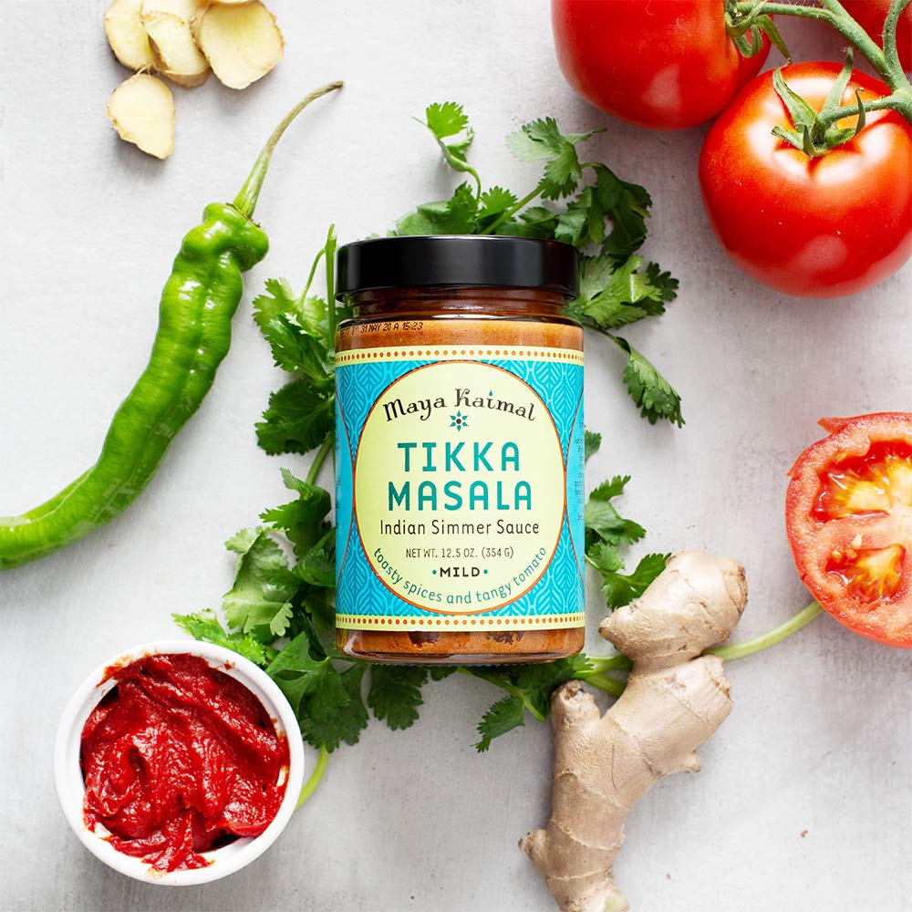 SỐT TIKKA MASALA Maya Kaimal Sauce, Mild Indian Simmer Sauce, Vegetarian, Gluten Free, 354g