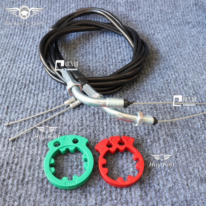 Cùm Tăng Tốc Domino 2 Dây Ga Dưới Lắp Mọi Loại Xe MS2264
