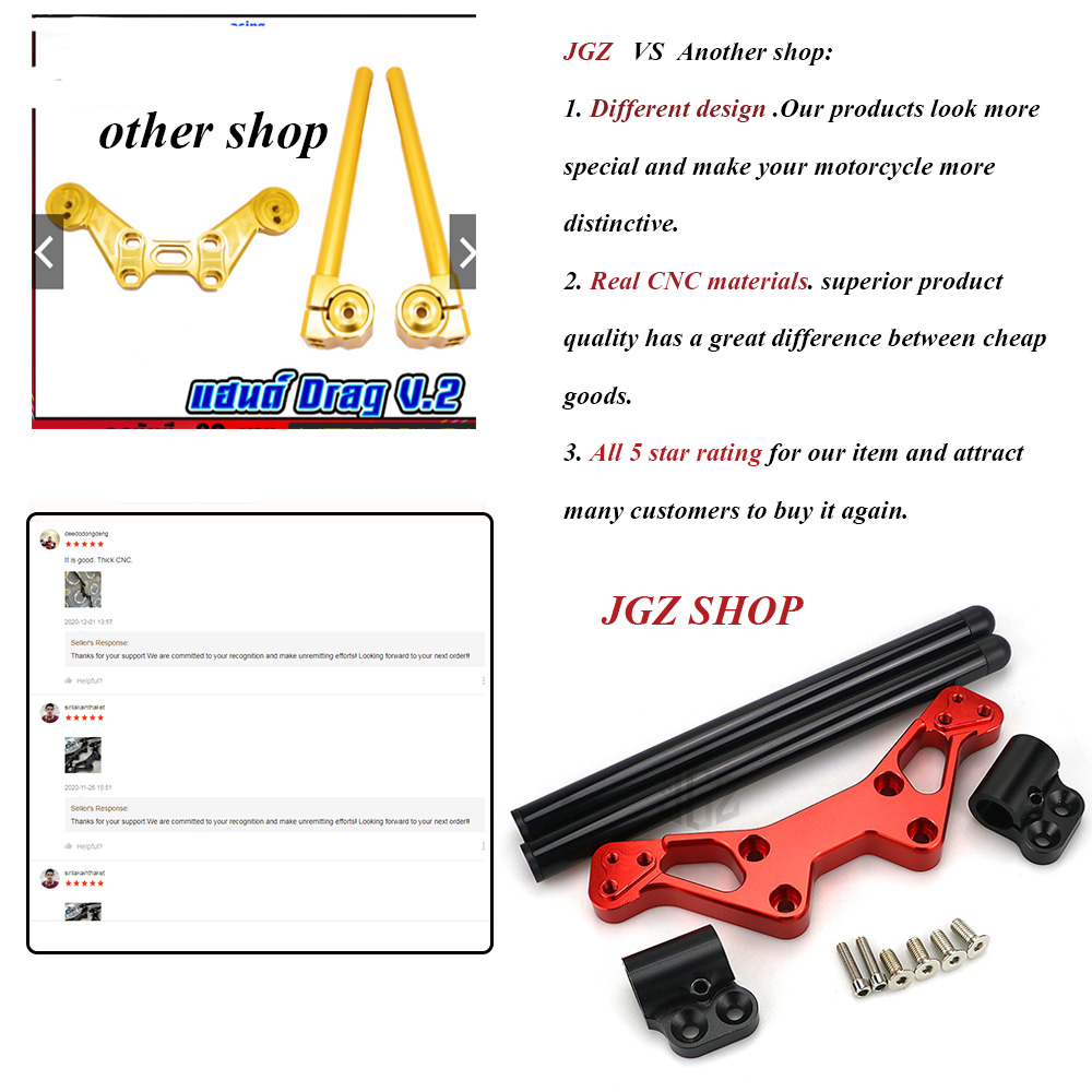 Set phụ kiện gắn tay lái xe mô tô Honda MSX125 2013 2014 2015 -2019