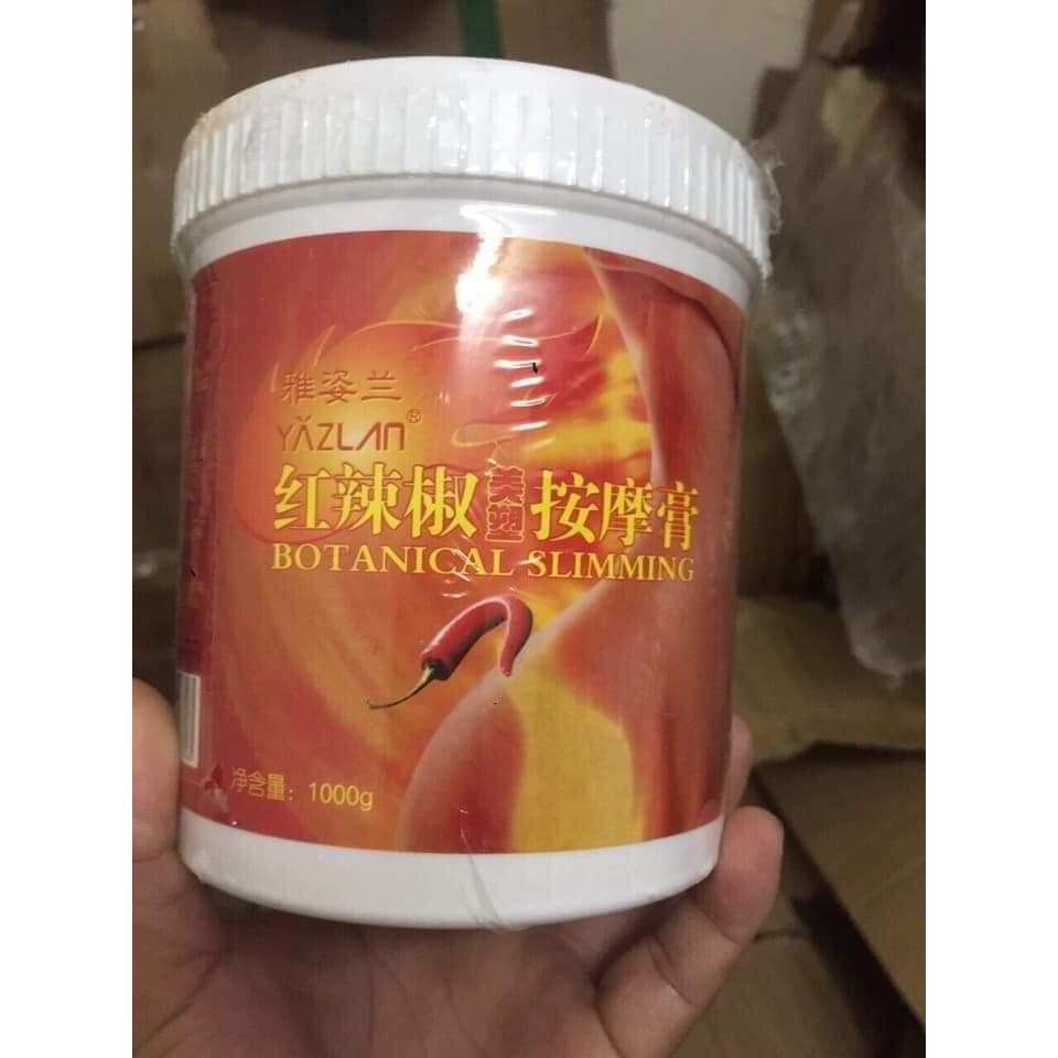 Kem ớt giảm béo hũ lớn an toàn, hiệu quả