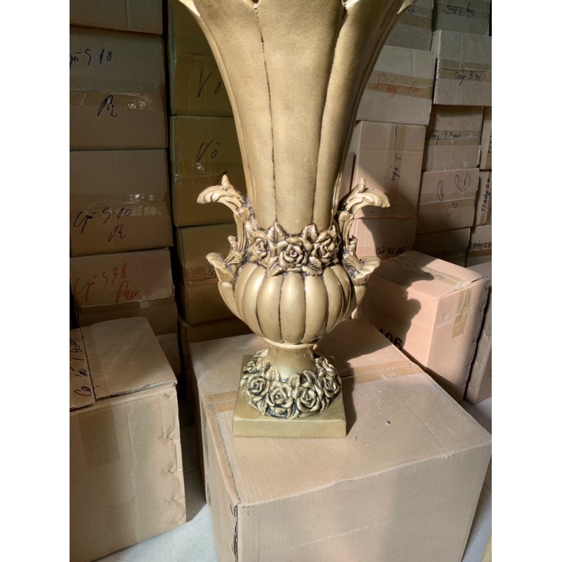 Bình hoa composite,Mỹ nghệ shop, decor, trang trí, quà tặng sinh nhật, tân gia, bình hoa giả, cao cấp mã sen 2 bao vỡ