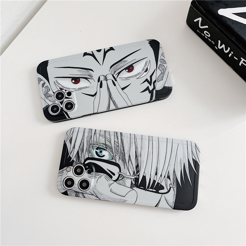 Ốp điện thoại họa tiết Jujutsu Kaisen cho Iphone 12 11 Pro Max X Xs Xr 7 8 Plus Se 2020