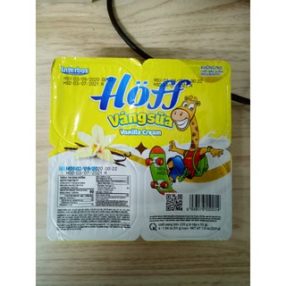 Váng sữa Hoff vị Vani/Hạt dẻ (Vỉ 4 hộp x 55g/hộp) (Date luôn mới)