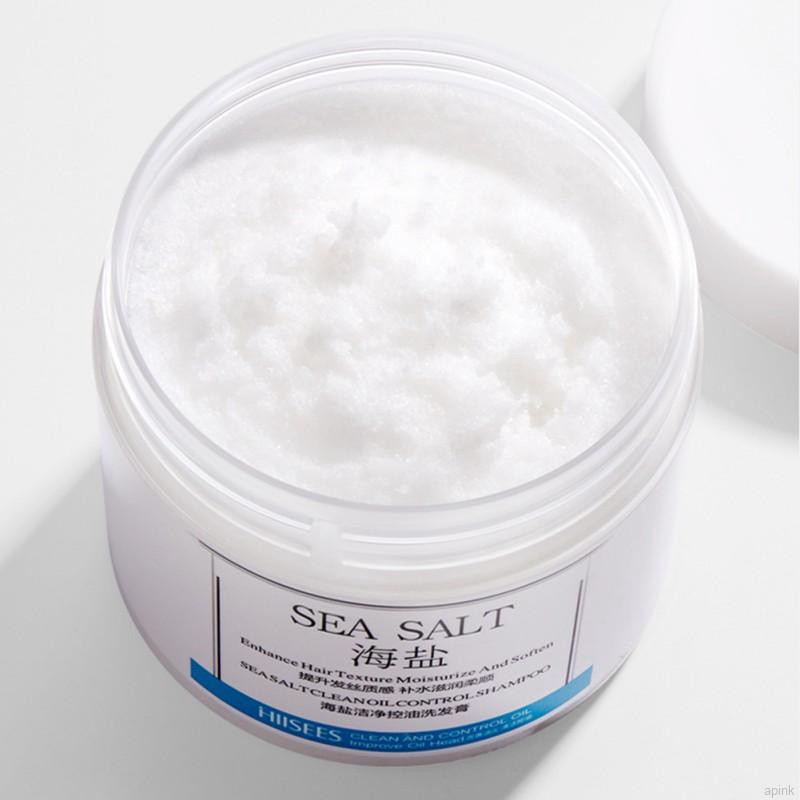 (Hàng Mới Về) Xà Phòng Muối Biển Kiềm Dầu Dưỡng Ẩm Làm Mềm Da Đầu 250g