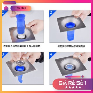 Bộ ống chặn Mùi hôi ống thoát nước Nhà Bếp Phòng Tắm Ban Công, Dài 10cm, Chất Liệu Silicone Và Nhựa