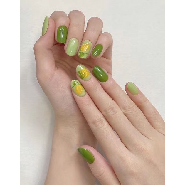 NailBox 072 SUMMER - {Sẵn Keo sau móng} - HỘP 30 MÓNG DÁN CAO CẤP GODDEED BỘ SƯU TẬP MÓNG DÁN CAO CẤP