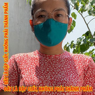 Rập giấy MICO02 - Rập Khẩu trang hình chiếc Khiên