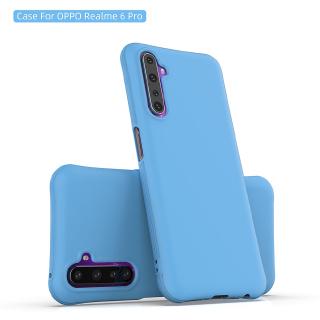 Phone Casing OPPO Realme 6 Pro/5 Pro/Q/5/5i/5s/C3 Case Cover soft Silica gel Matte Protective Back Covers