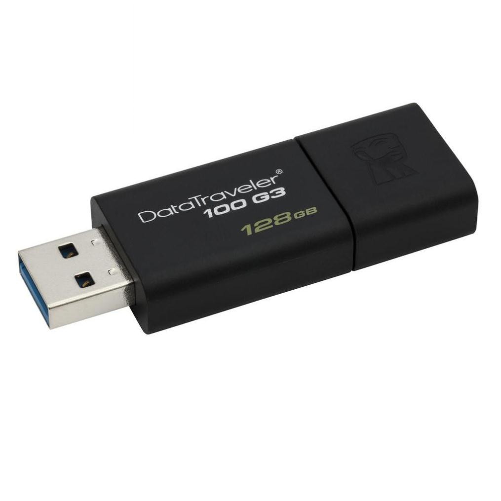 [ HÀNG CHÍNH HÃNG ] USB 128G Kington DT100G3 USB 3.0 Chính Hãng -  Bảo Hành 24 Tháng