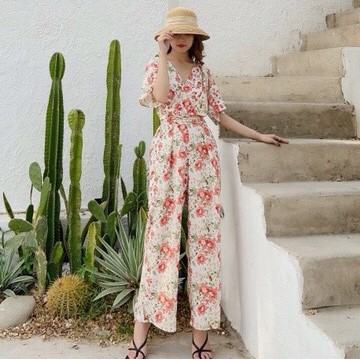Jumpsuit hoa cho ngày Tết⭐️𝑭𝑹𝑬𝑬𝑺𝑯𝑰𝑷⭐️Jum cánh dơi, mặc siêu tôn dáng | BigBuy360 - bigbuy360.vn