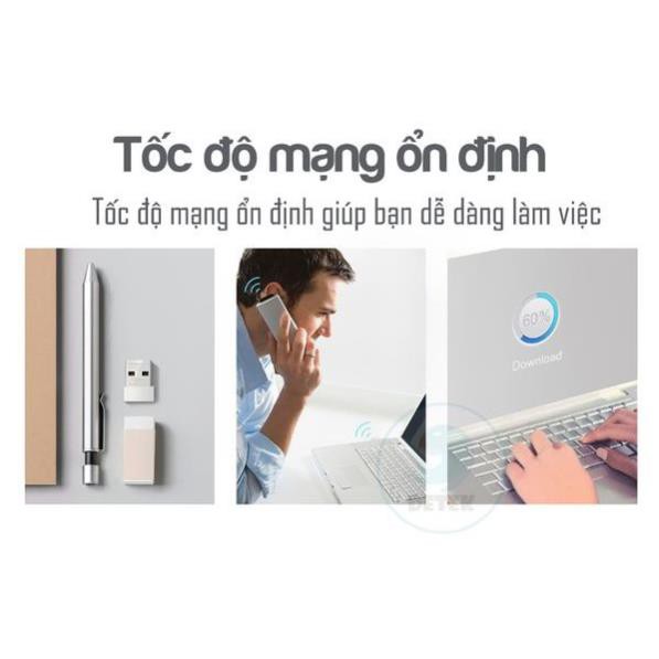 Mercusys N 150Mbps Bộ chuyển đổi USB Wi-Fi Nano -MW150US- Hàng chính hãng phân phối bởi TP-Link Việt Nam