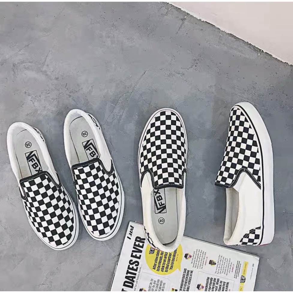 Giày Vans Caro, Mẫu Slip On, Thể Thao, Năng Động, Hàng Đẹp Chuẩn 11, Fullbox, tag | BigBuy360 - bigbuy360.vn