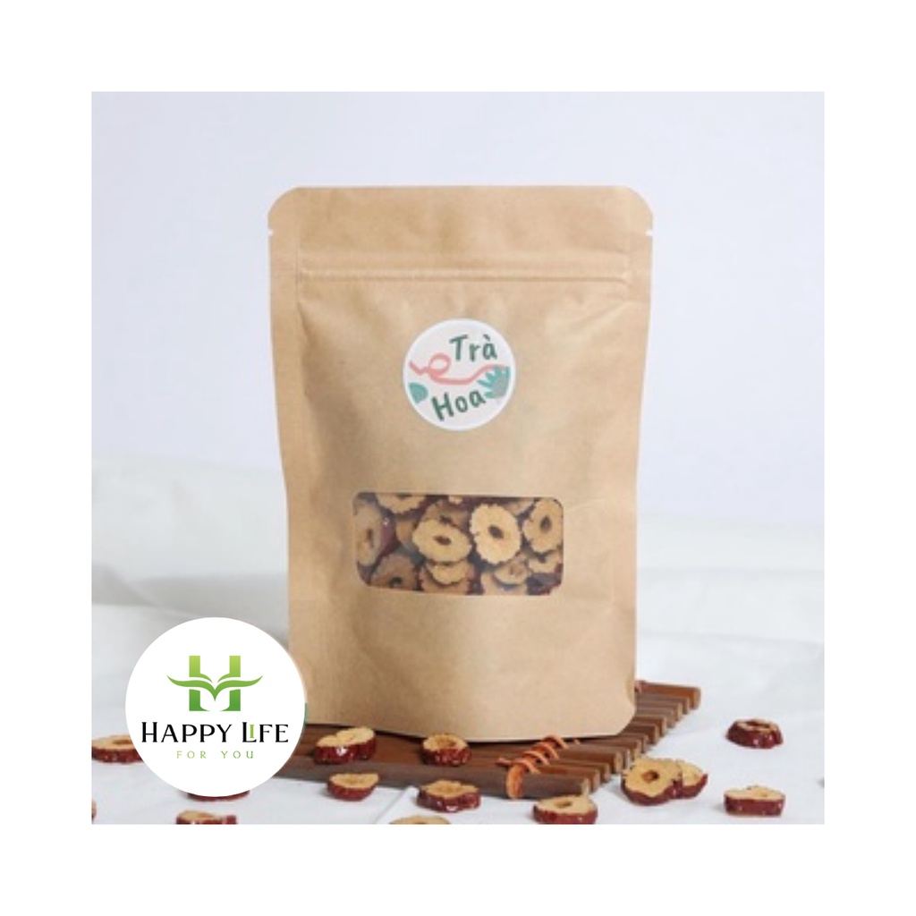 Táo đỏ Hàn Quốc, táo đỏ cắt lát sấp khô cao cấp - Happy Life 4U