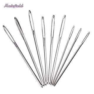 Set 9 kim đan len bằng kim loại lỗ xỏ lớn tiện lợi