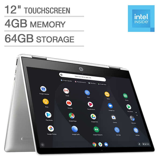 [Hàng Mỹ] HP 12 x360 Touchscreen 2-in-1 Chromebook -Intel Celeron - Chromebook 2 trong 1 laptop và máy tính bảng | BigBuy360 - bigbuy360.vn