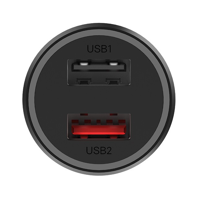 Sạc Oto Nhanh 2 cổng USB 37W Xiaomi CC06ZM - Tẩu sạc xe hơi nhanh 18w Xiaomi 2 USB CC05ZM