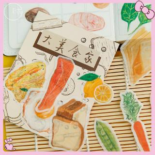 🌈Miếng Dán Sổ Tay Ghi Chú Họa Tiết Tranh Vẽ Thủ Công 4 Kiểu Mu-Dyeing Nhật Bản