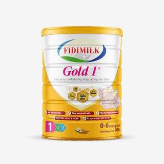 [Thanh lý hộp sữa móp] Sữa bột Fidimilk Gold 1+ cho bé từ 0 đến 6 tháng tuổi
