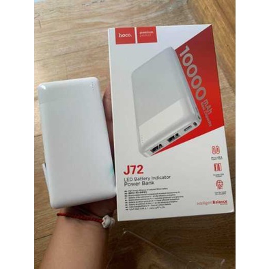 Pin Dự Phòng SẠC NHANH J72 10.000mah - Cáp Sạc Hoco CX3 3in1 - CHÍNH HÃNG BẢO HÀNH 6 THÁNG