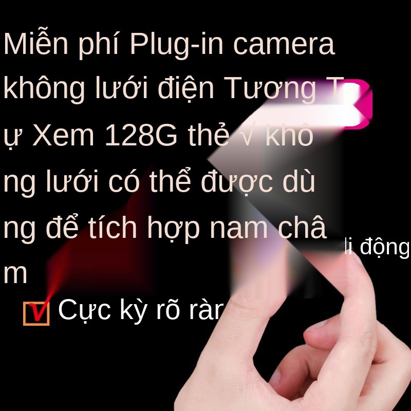 ✖Màn hình không dây nhà độ nét cao tầm nhìn ban đêm Camera giám sát wifi điện thoại di động webcam từ xa trong nhà và ng