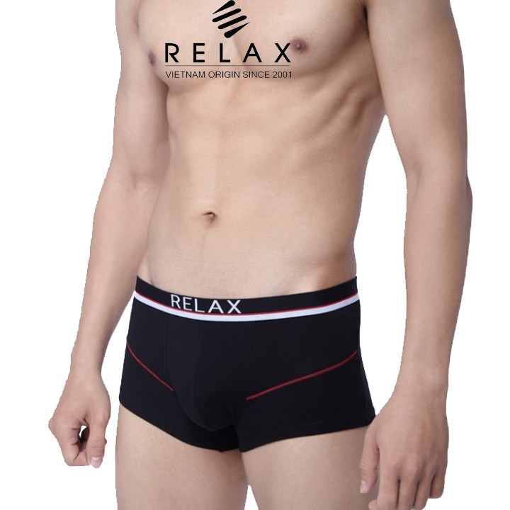 Quần lót nam cotton RELAX RLU065, quần sịp đùi nam cotton 4 chiều mềm mại, thoáng mát, khử mùi. Quần lót nam nữ Relax