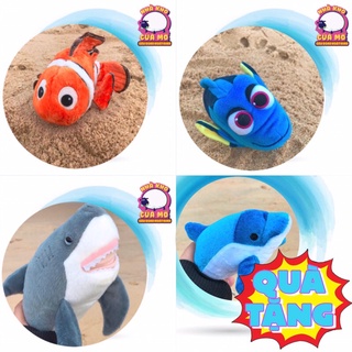 (Mua 1 Tặng 1) Cá Nhồi Bông Ngộ Nghĩnh Đáng Yêu- Nemo- Dory- Mập Bông (Có Video)