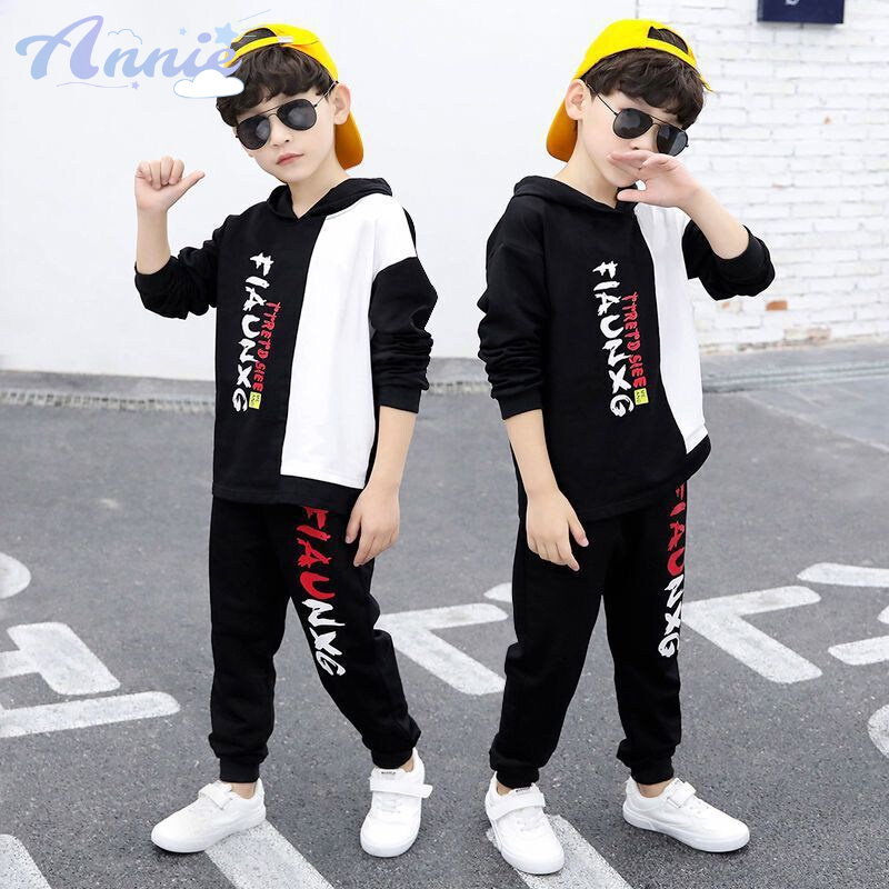 Set Đồ Thể Thao Dài Tay Phong Cách Hàn Quốc Mới Cho Bé Trai