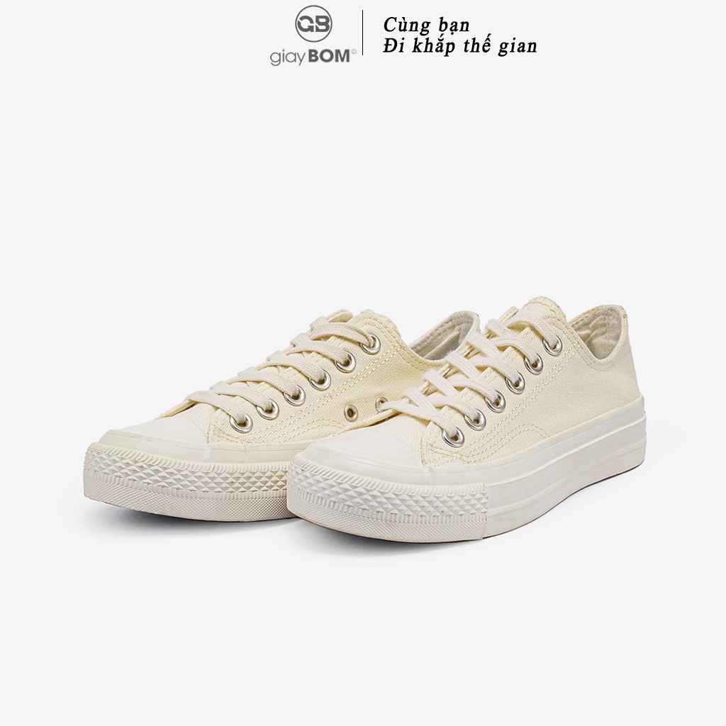 [Mã FAGREEN245 giảm 10% tối đa 30k đơn từ 99k] Giày Bata Nữ giayBOM Đơn Giản Trơn Màu B1001