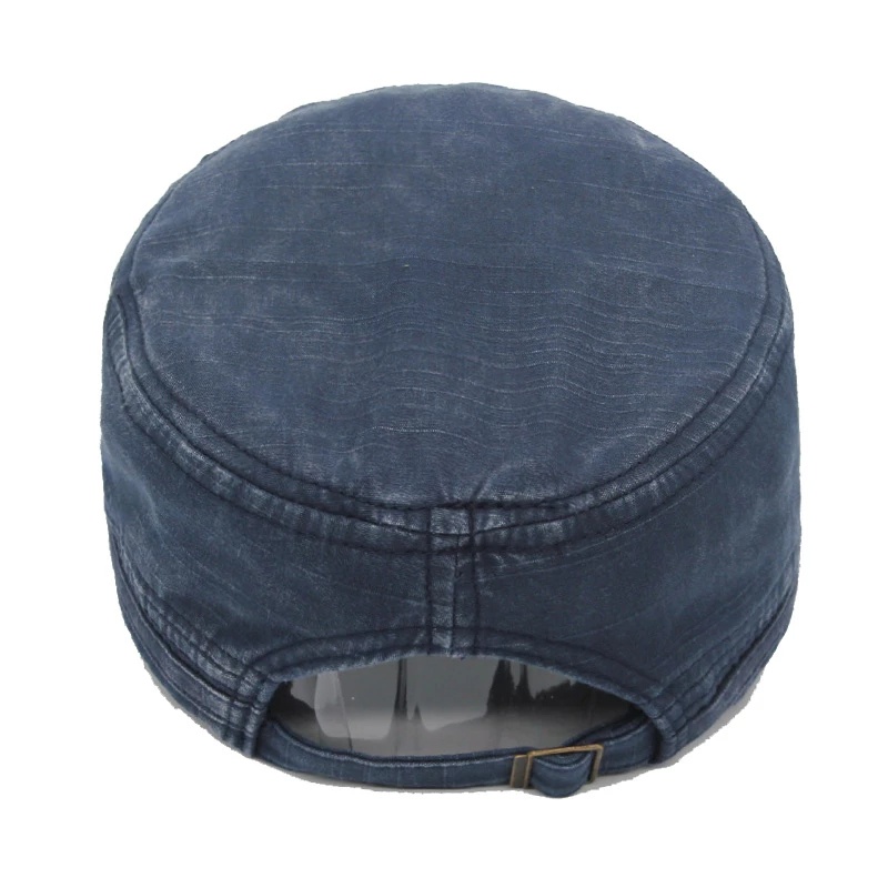Mũ lưỡi trai cotton phẳng phong cách quân đội cổ điển thời trang cho nam