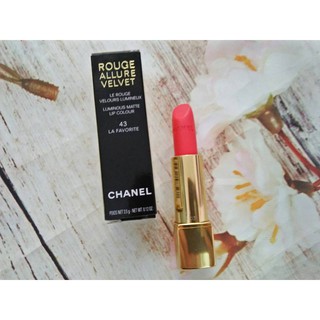 Son môi CHANEL ROUGE ALLURE VELVET 43 LA FAVORITE