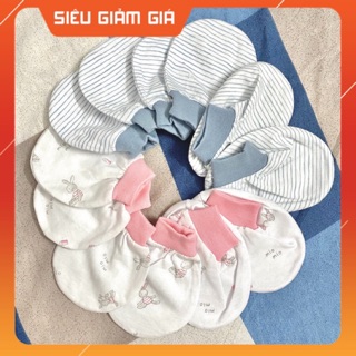 Set bao tay, bao chân Mio chất cotton cho bé sơ sinh