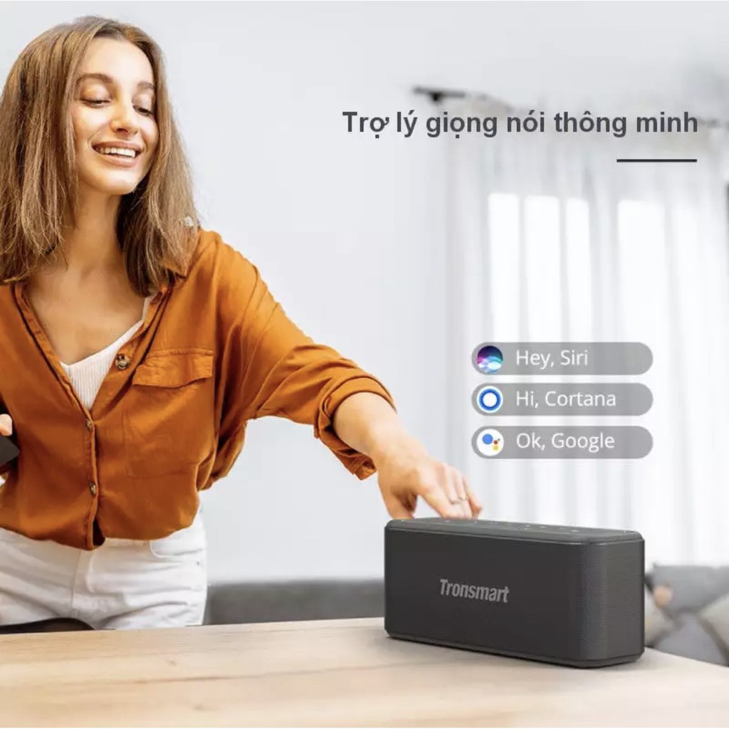 Loa Bluetooth 5.0 Tronsmart Element Mega Pro - 60W - Hỗ trợ TWS và NFC ghép đôi 2 loa Âm Thanh Nổi Sống Động