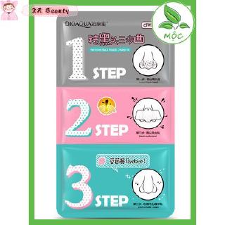 【Ten pieces】Lột mụn đầu đen than tre 3 miếng Bioaqua
