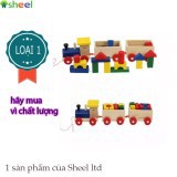 Bộ đồ chơi xe lửa bằng gỗ SHEEL LOẠI 1
