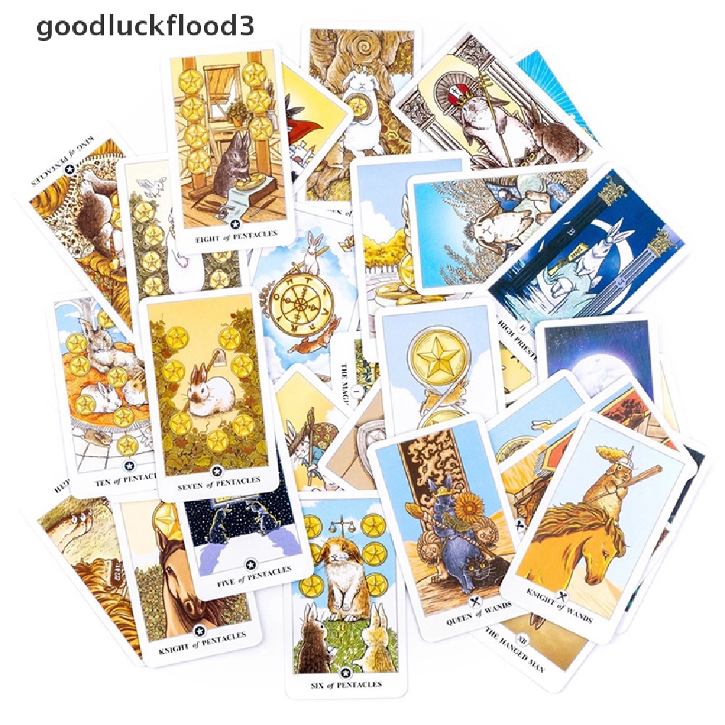 Bộ Bài Tarot 78 Lá Hình Thỏ Lunalapin