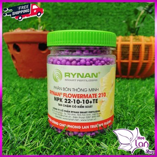 Phân Bón Thông Minh RYNAN ⚜️FREESHIP⚜️ 210 Tan Chậm Có Kiểm Soát - Chuyên Dùng Cho Lan  Mọc Mầm Và Trưởng Thành