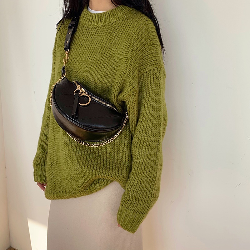 Túi đeo chéo vai có dây xích thời trang hàng ngày hàng mới cho nữ