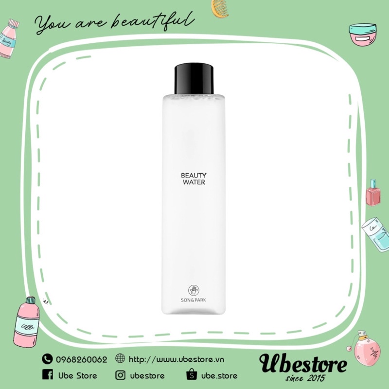 NƯỚC LÀM SẠCH DA ĐA NĂNG SON &amp; PARK BEAUTY WATER 340ML