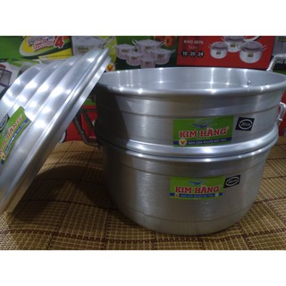 Xửng hấp Kim Hằng 24, 26, 28, 30cm 1 đáy và 1 ngăn