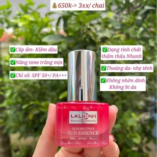 Tinh Chất Chống Nắng Pha Lê Kiềm Dầu Lalihui