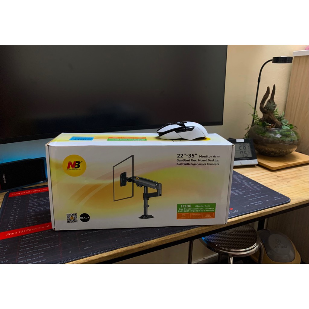 GIÁ TREO MÀN HÌNH MÁY TÍNH NB H100 22-35 INCH | BigBuy360 - bigbuy360.vn