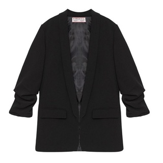 Áo blazer sun tay đen tingoan CHAINZ BLAZER/BL