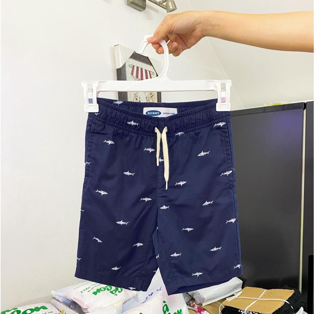 Quần short đùi bé trai size đại OLDNAVY kaki xuất xịn Dragon Kids