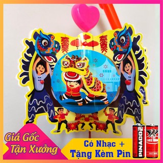 Lồng đèn ánh hoa có [NHẠC] [TẶNG KÈM PIN] đủ loại cho bé