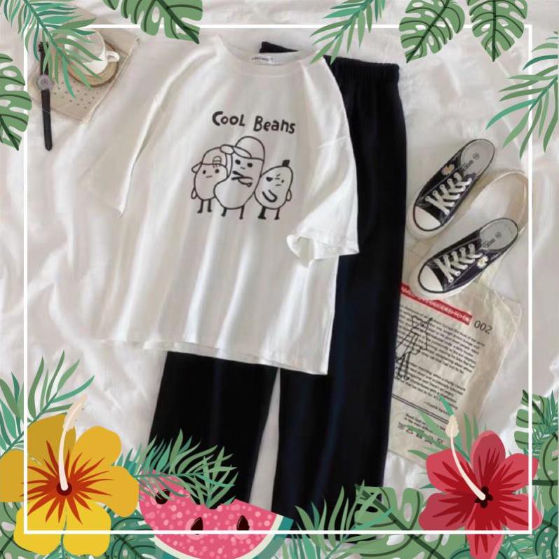 Sét áo Cool Beans + quần rộng dài HD ATSHOP CHUYÊN SỈ LẺ THỜI TRANG