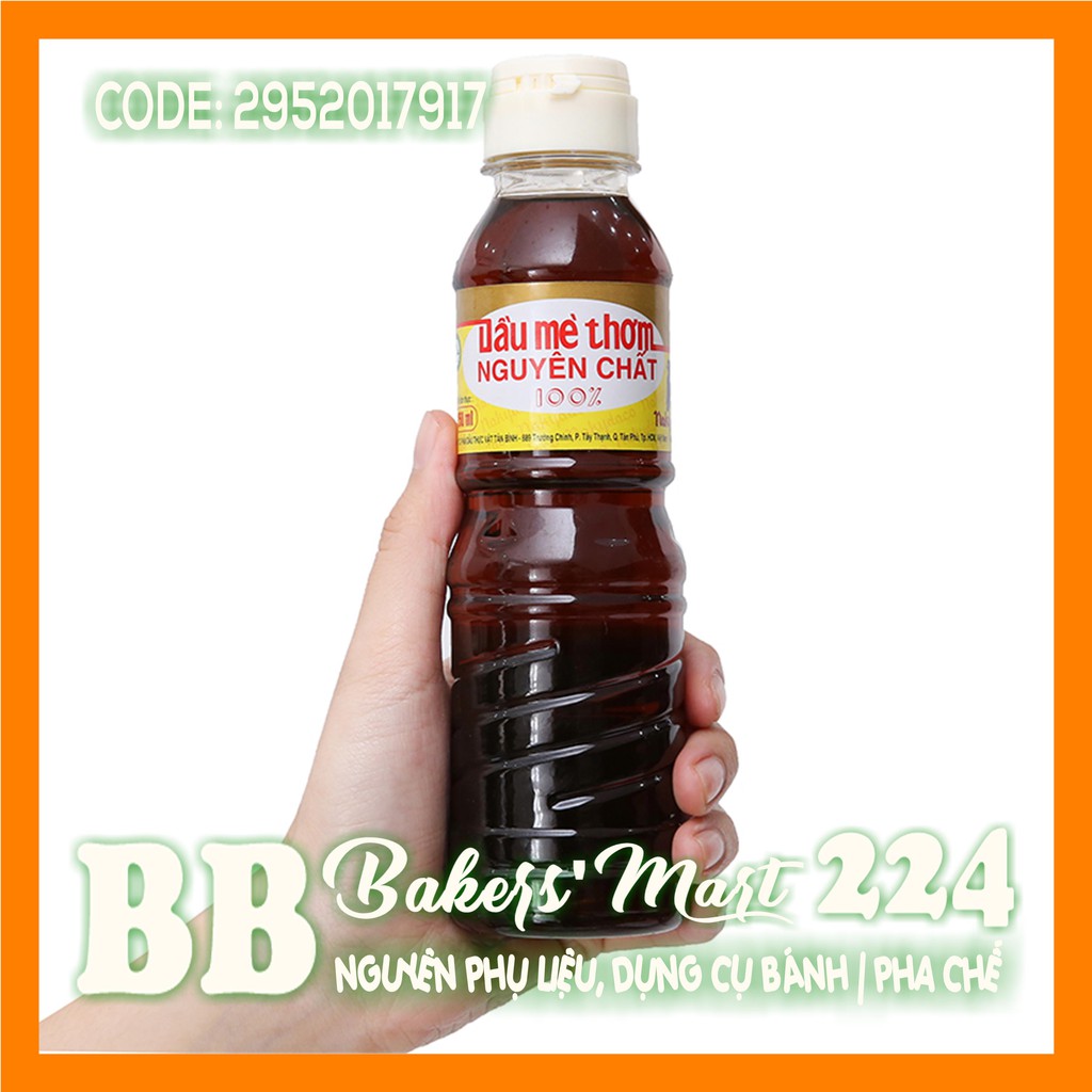 Dầu mè thơm nguyên chất Nakydaco - Chai 250ml